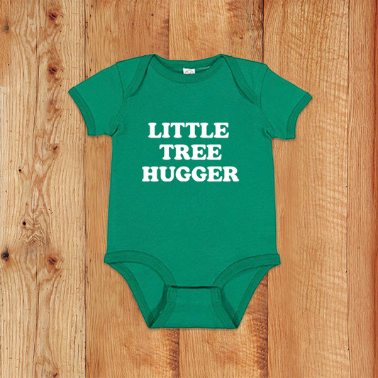 Little Tree Hugger Baby Onesie