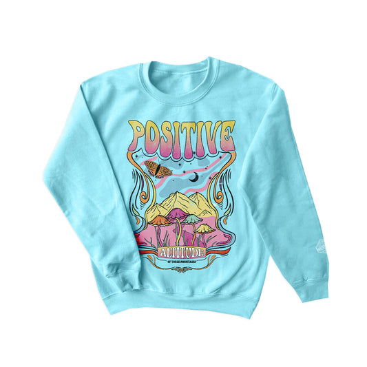 Positive Altitude 70's Inspired Crewneck Sweatshirt