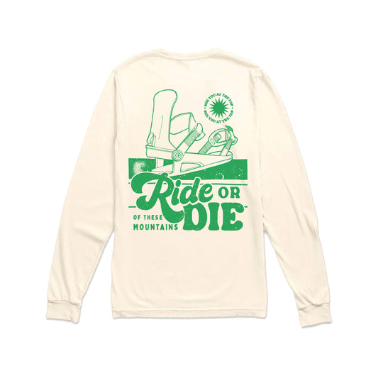 Ride or Die Long Sleeve Snowboard Tee