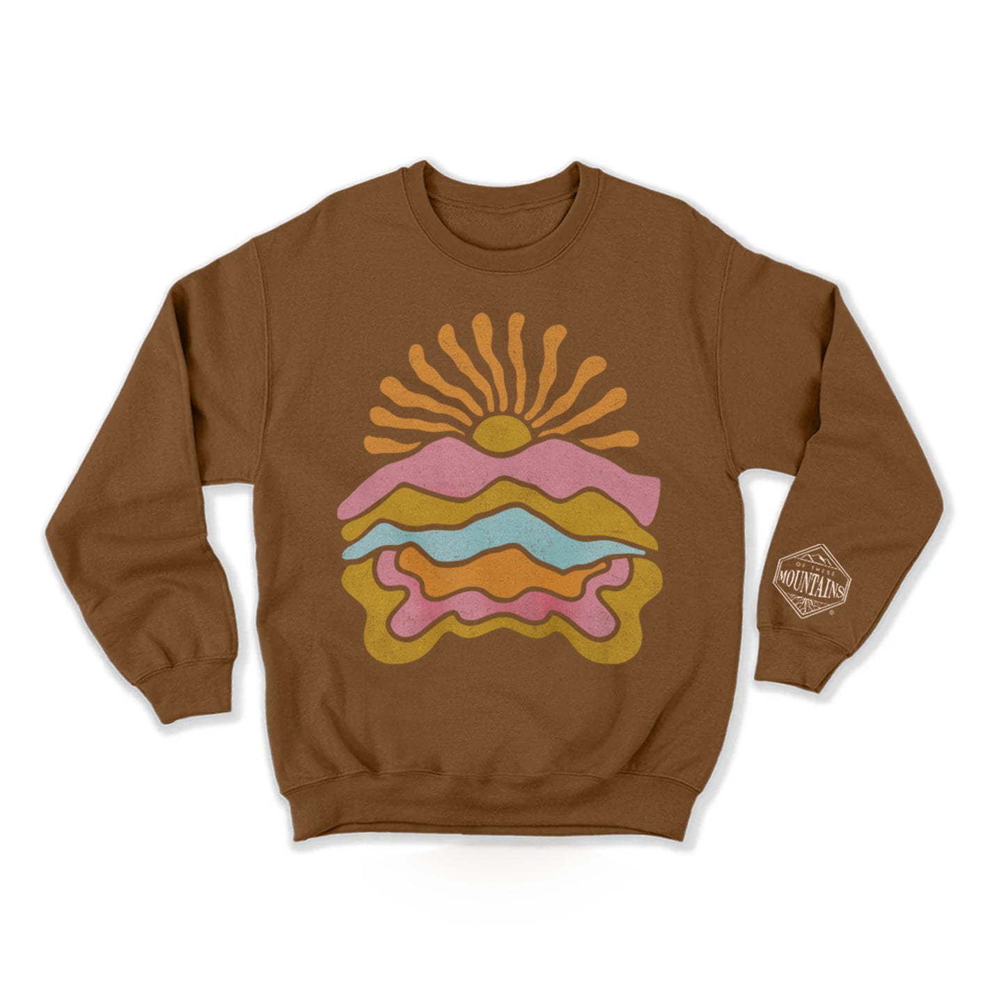 Groovy Sun Crewneck Sweatshirt