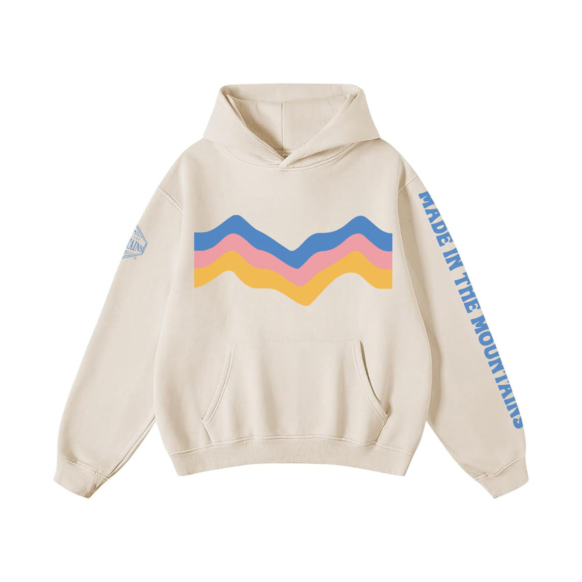 Wavy Mountains Kids Hoodie