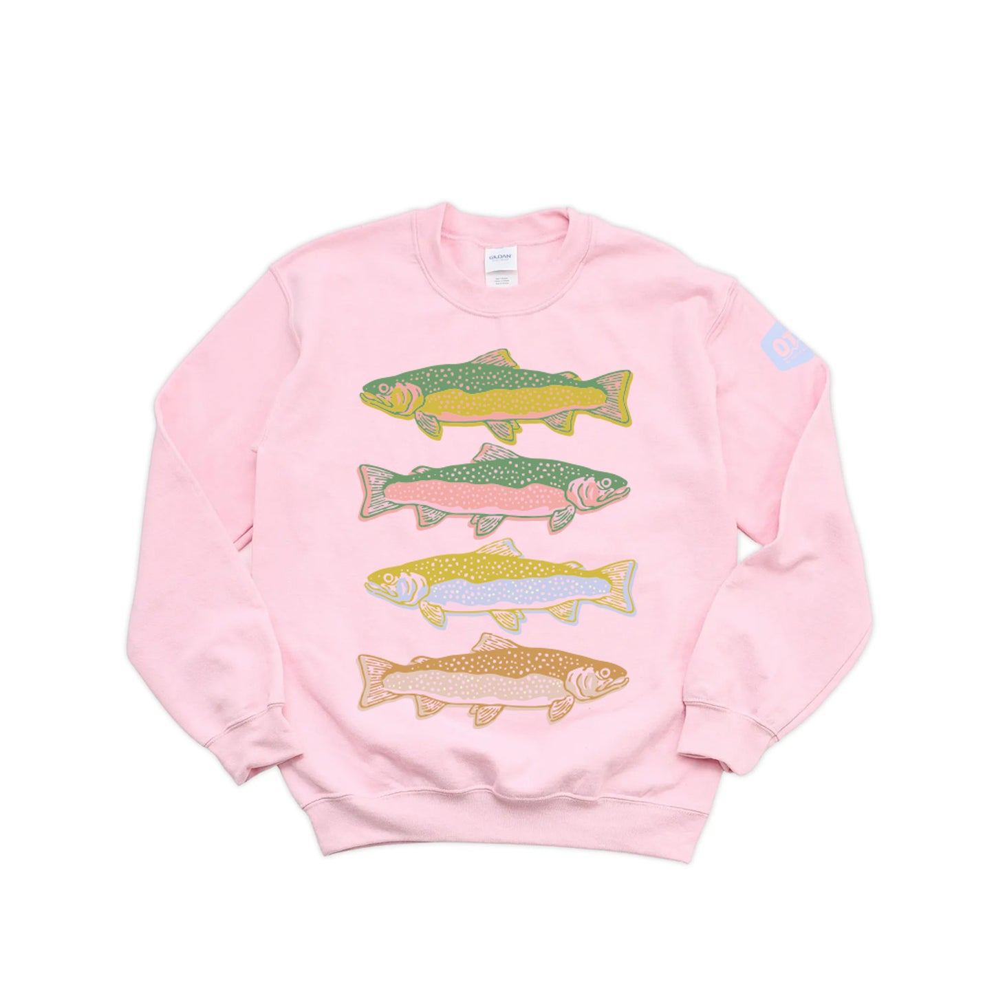 Rainbow Trout Crewneck Sweatshirt