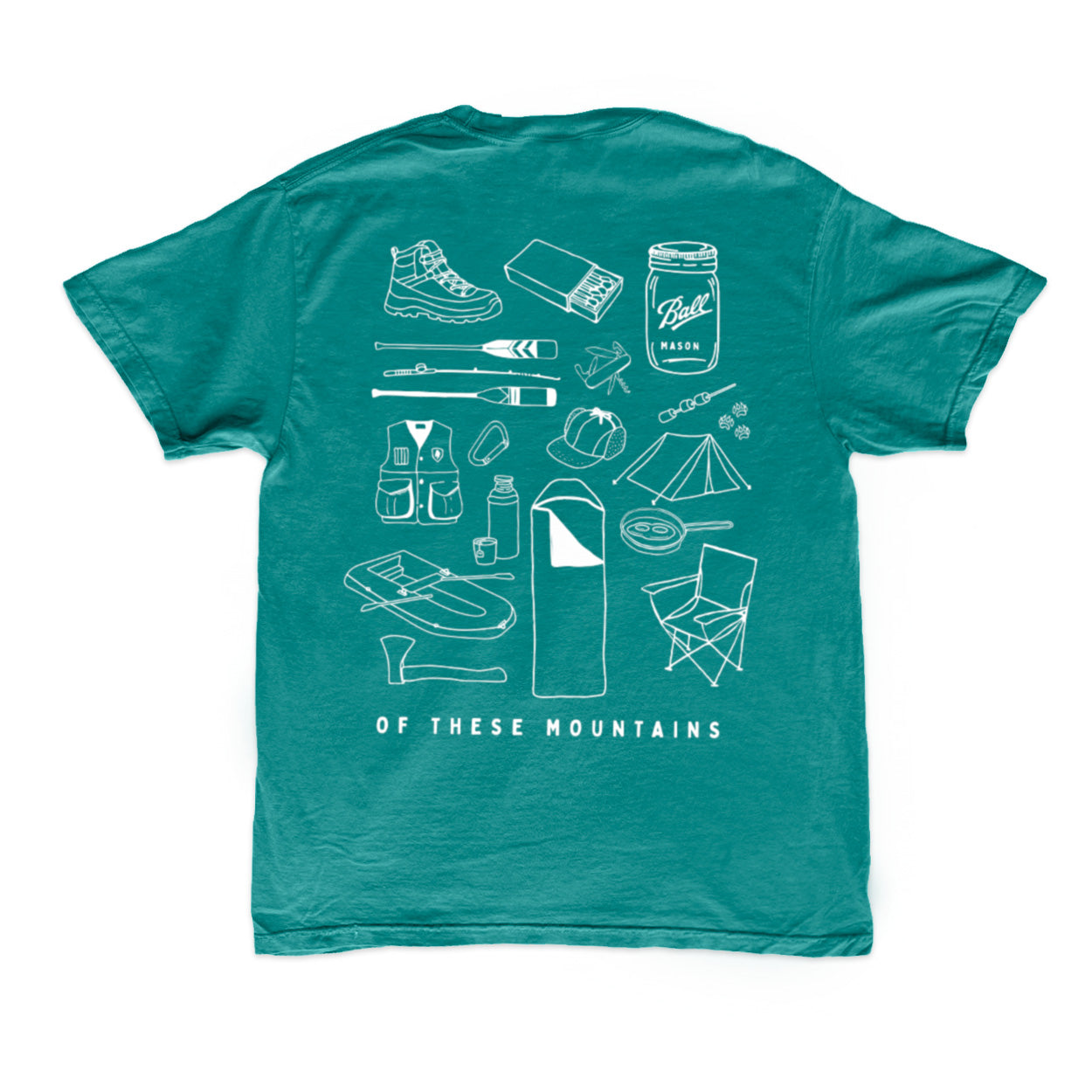 camping gear 2024 Camping Gear Tee Large / Emerald