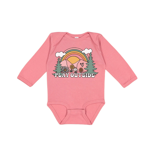 Play Outside Long Sleeve Onesie