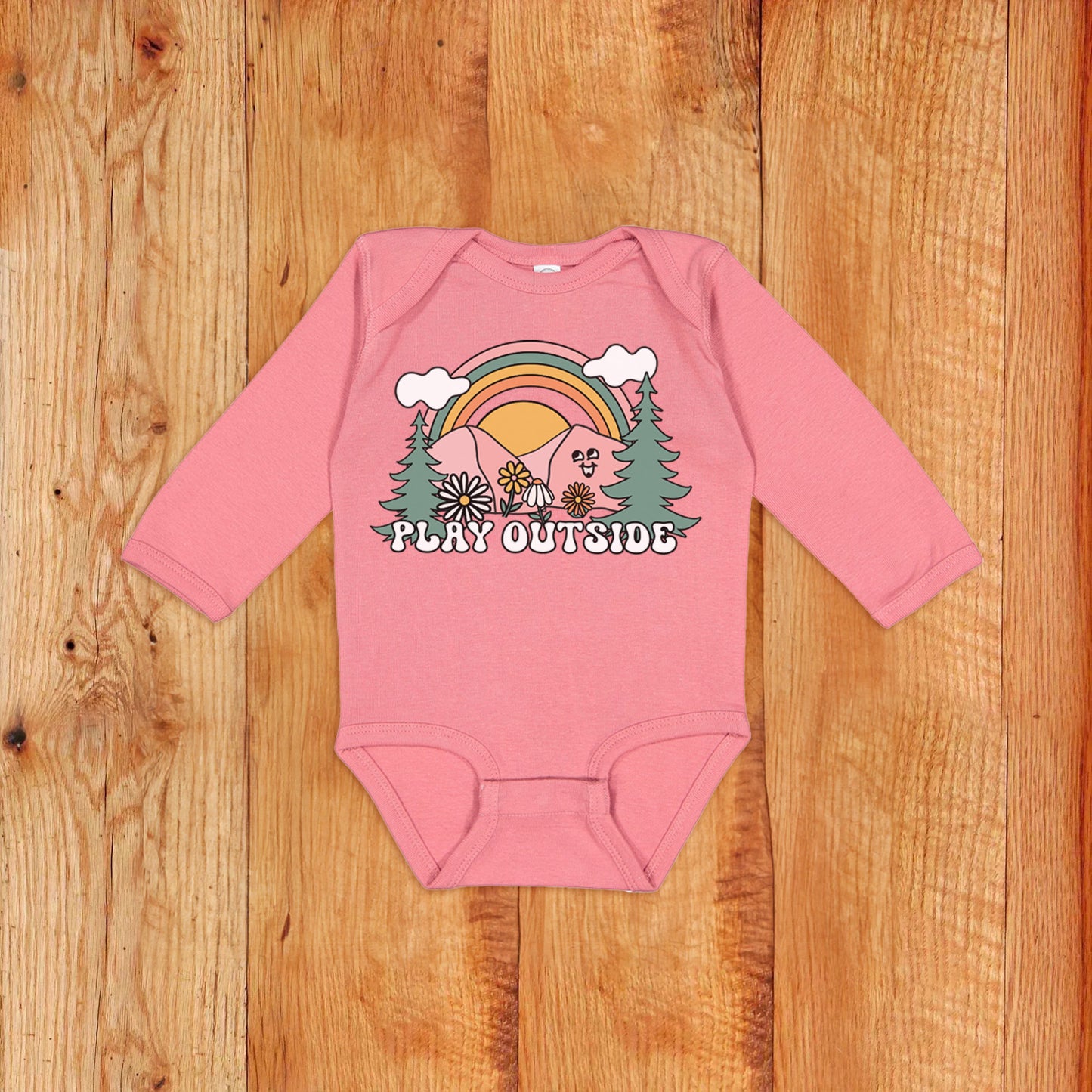 Play Outside Long Sleeve Onesie