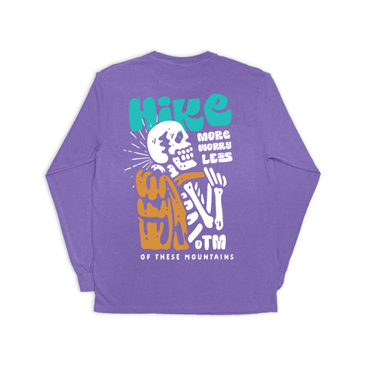 Hike More Worry Less Long Sleeve Tee