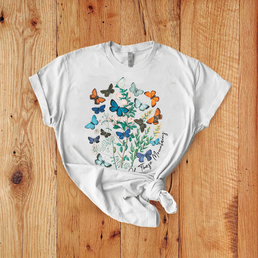 Of These Mountains Little Butterflies Kids Graphic Tee