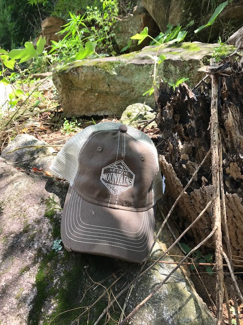 Of These Mountains Dirty Wash Trucker Hat