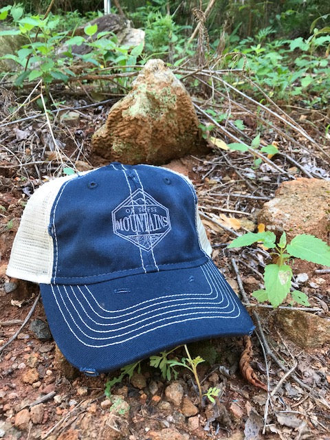 Of These Mountains Dirty Wash Trucker Hat