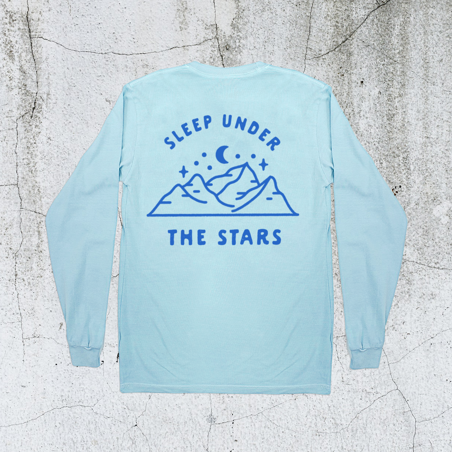 Of These Mountains Sleep Under the Stars Long Sleeve Tee