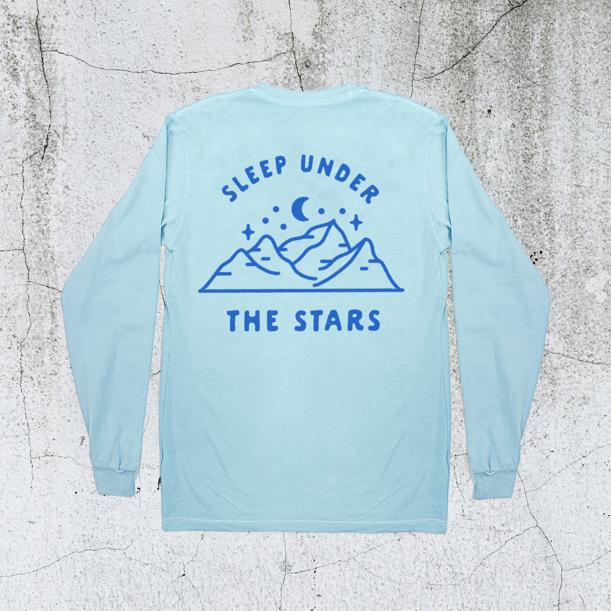 Of These Mountains Sleep Under the Stars Long Sleeve Tee