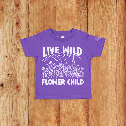 Live Wild Flower Child Toddler Tee