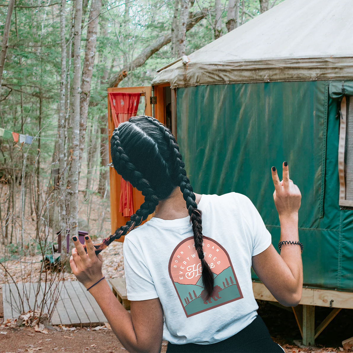 Of These Mountains Born to Roam Tee