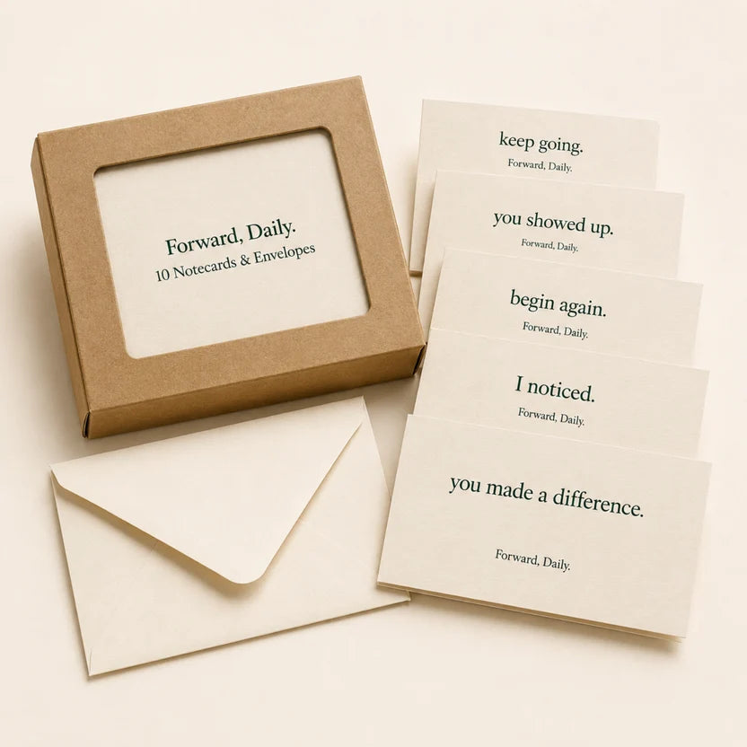 Forward, Daily. Notecards — 10-Card Boxed Set