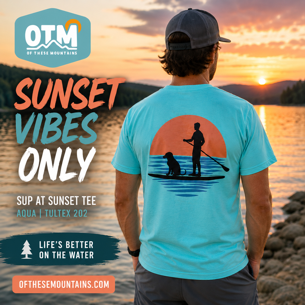 SUP at Sunset - Aqua