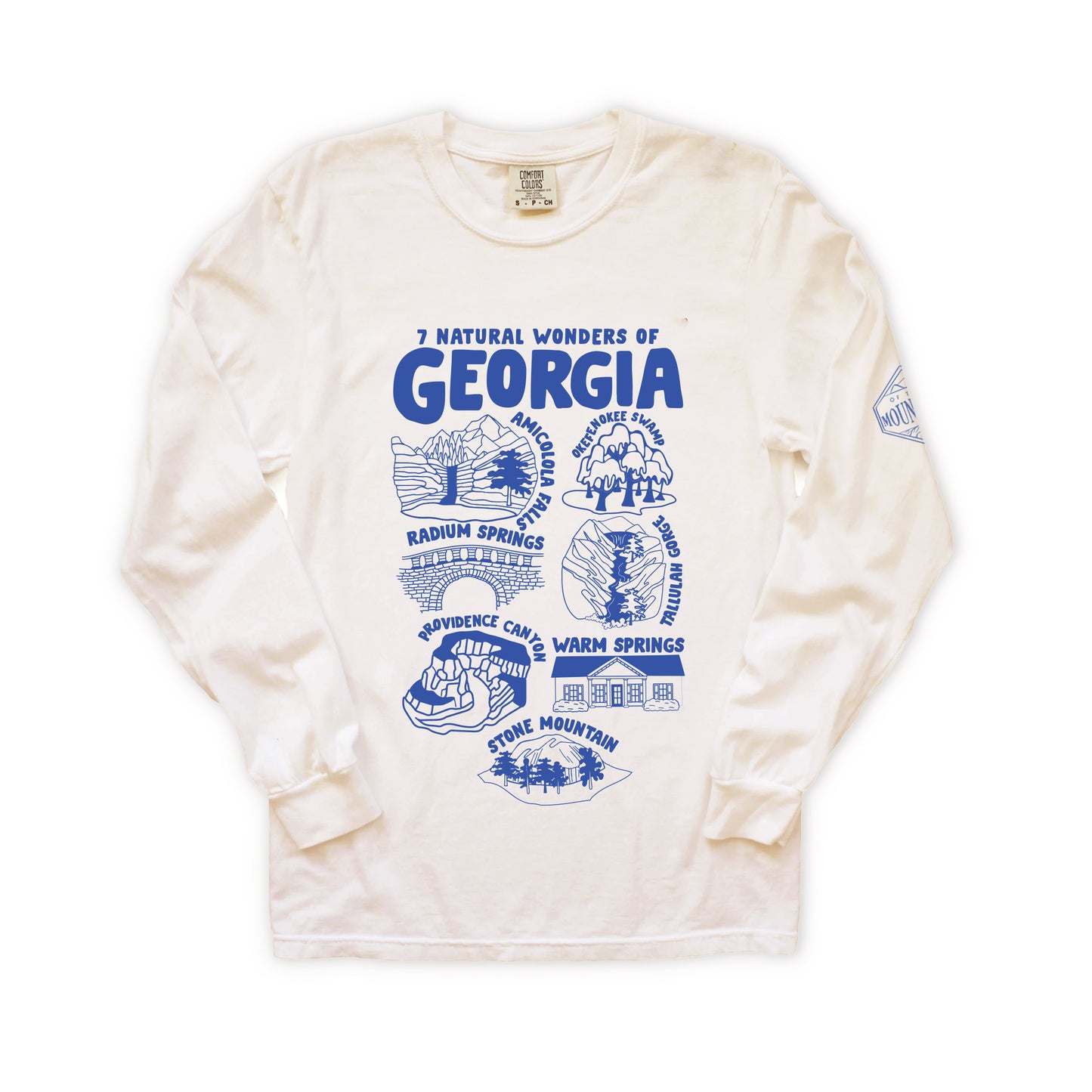 Georgia's 7 Natural Wonders Long Sleeve Tee