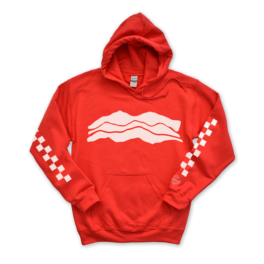 Checkerboard Sleeve Hoodie