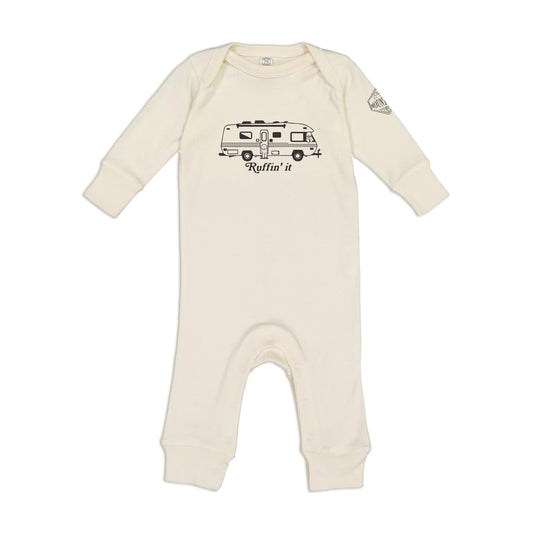 Ruffin' It Long Sleeve Coverall Onesie