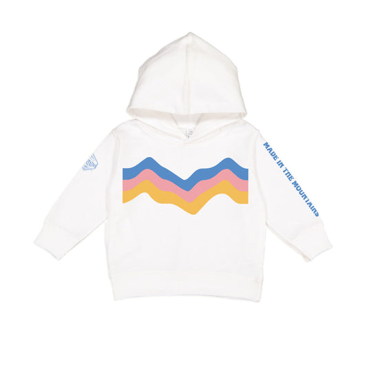 Wavy Mountains Toddler Hoodie