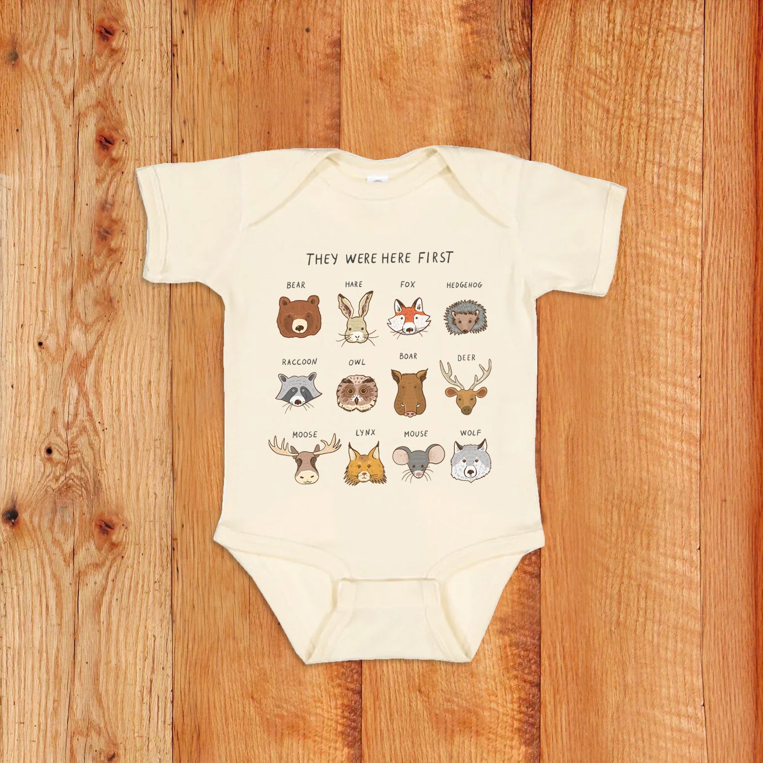 They Were Here First Infant Onesie