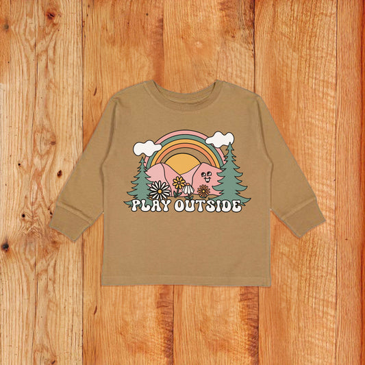 Play Outside Toddler Long Sleeve Tee