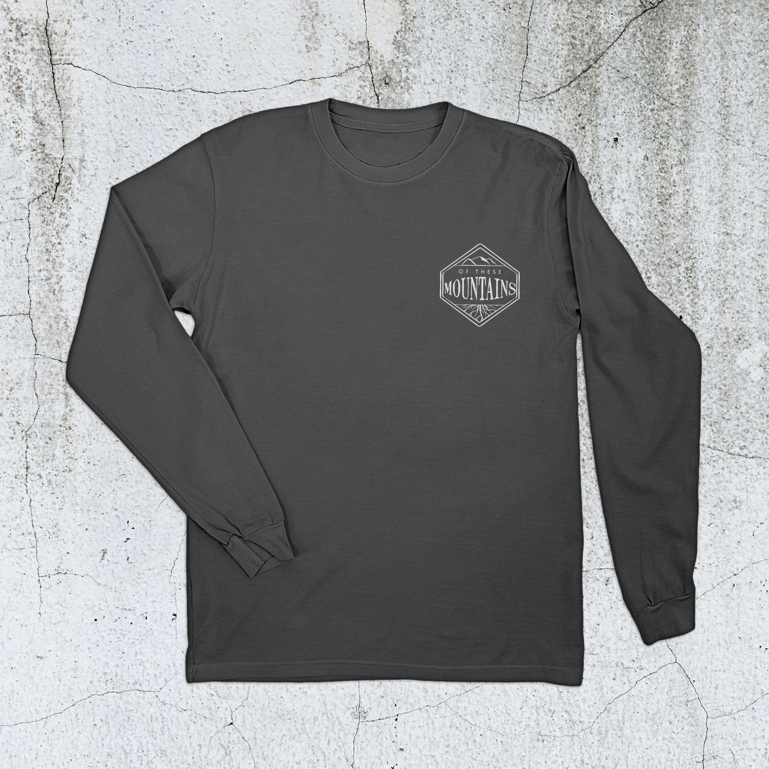 Of These Mountains Appalachian Trail Map Long Sleeve Tee