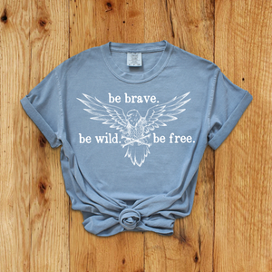Of These Mountains Be Brave Kids Graphic Tee