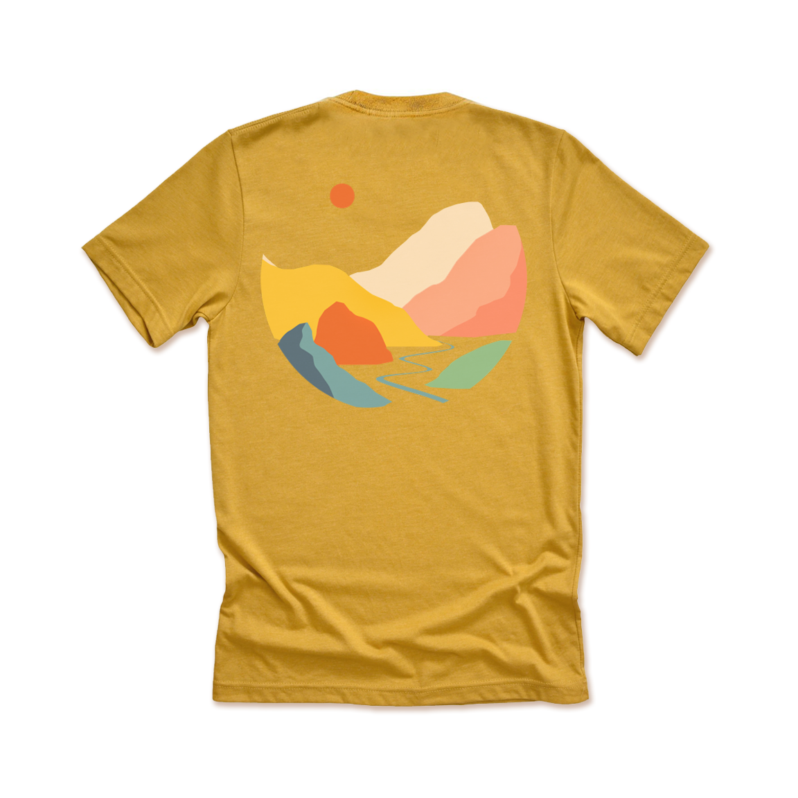 Of These Mountains Colorful Mountains Tee
