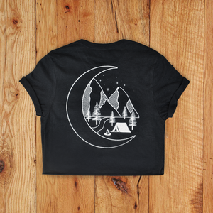 Of These Mountains Crescent Moon Graphic Tee