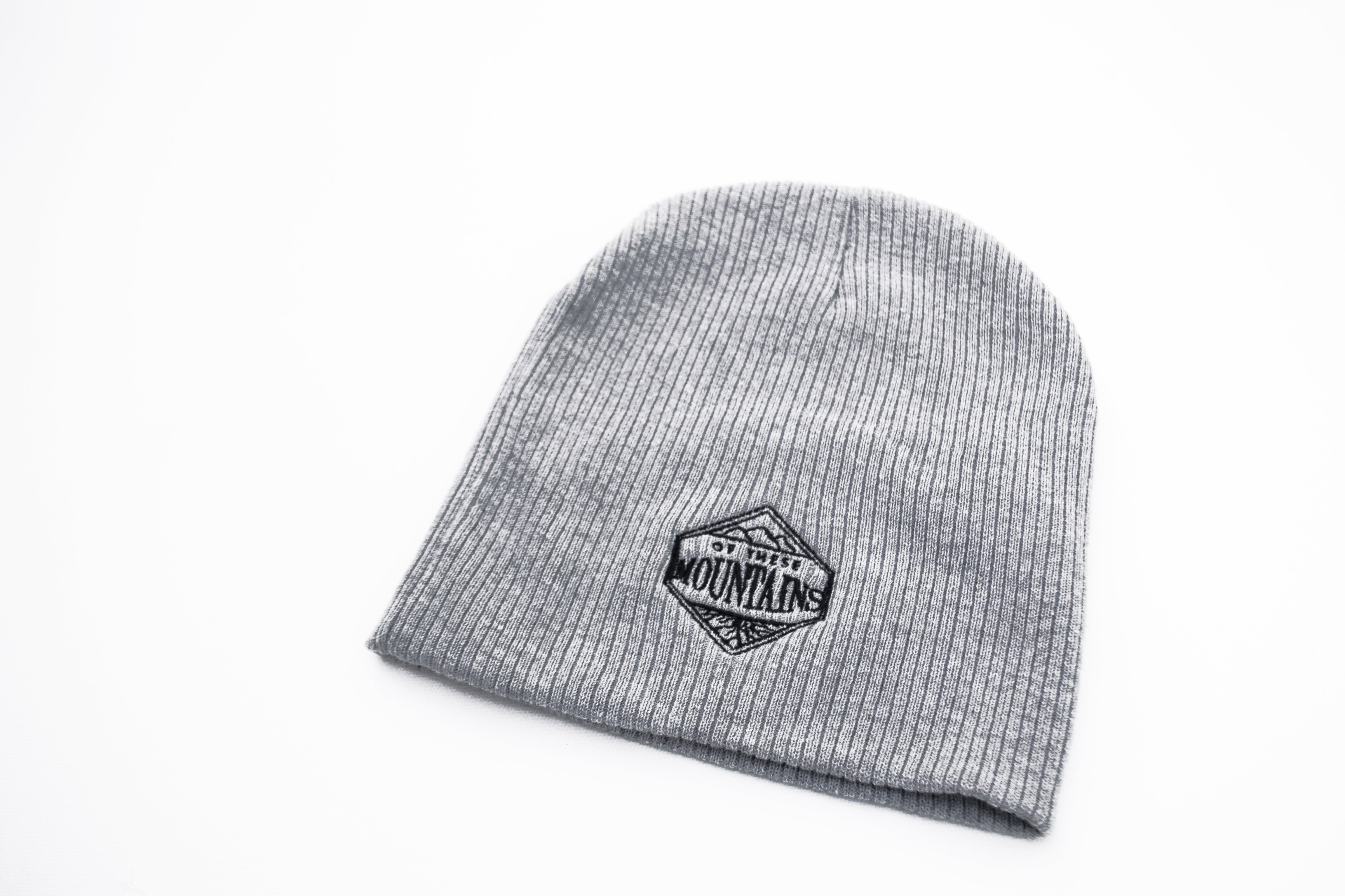 Of These Mountains Embroidered Logo Beanie (Gray)