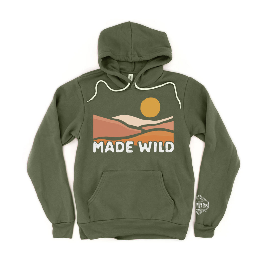 Of These Mountains Made Wild Graphic Hoodie