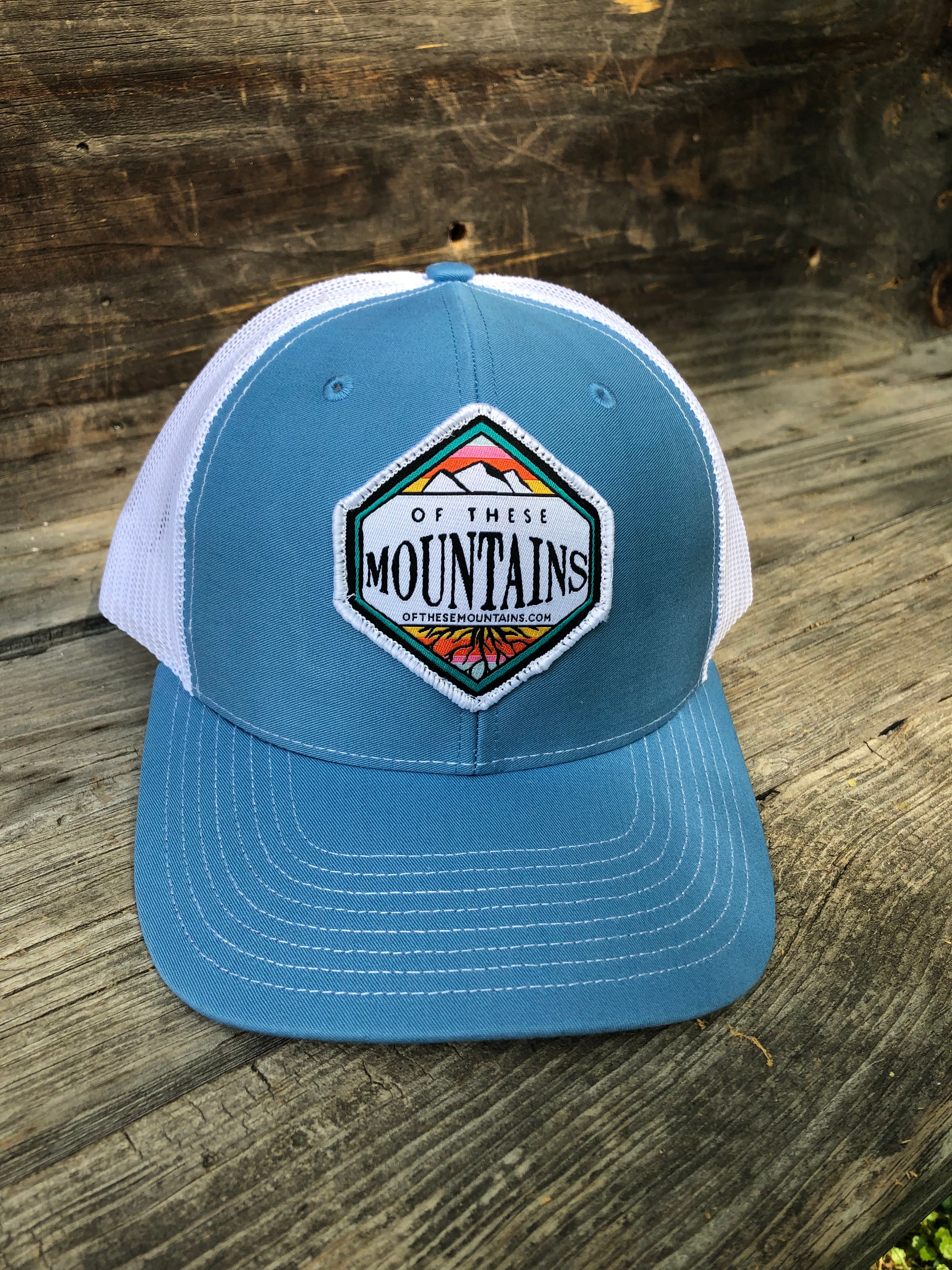 Of The Mountains Blue Ridge Trucker Hat 