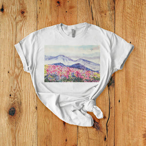 Of These Mountains Watercolor Mountains Graphic Tee