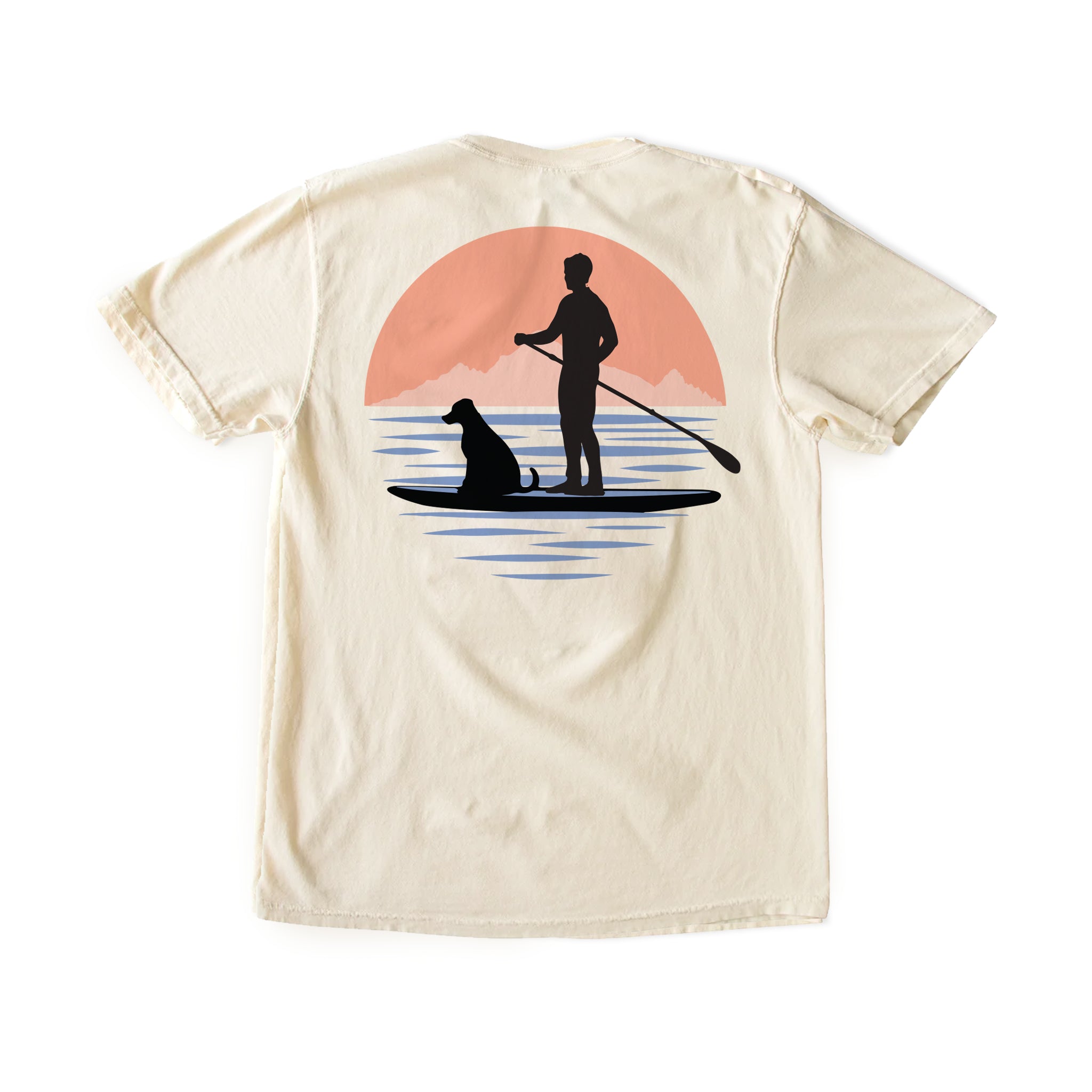 Of These Mountains SUP at Sunset Graphic Tee