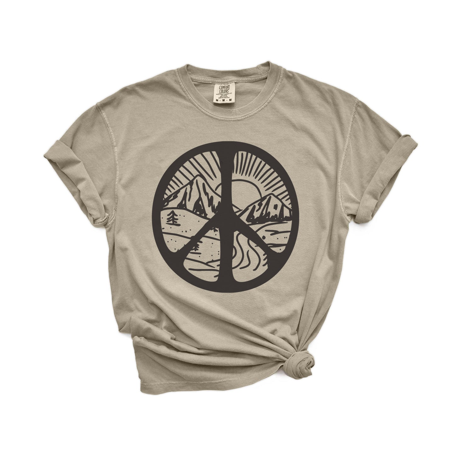 Of These Mountains Peaceful Mountains Graphic Tee
