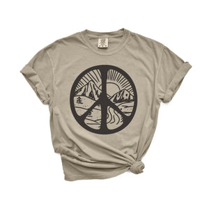 Of These Mountains Peaceful Mountains Graphic Tee
