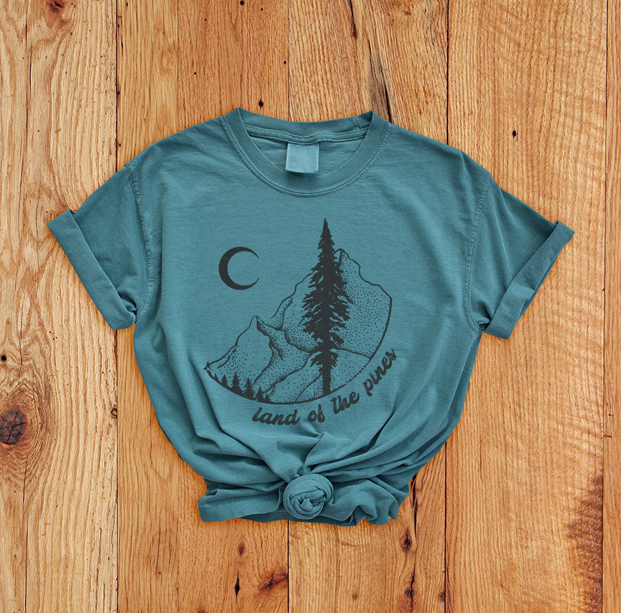 Of These Mountains Land of the Pines Graphic Tee