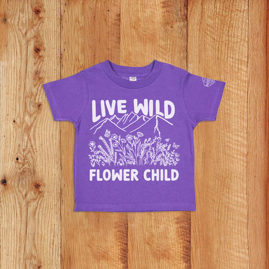 Live Wild Flower Child Toddler Tee