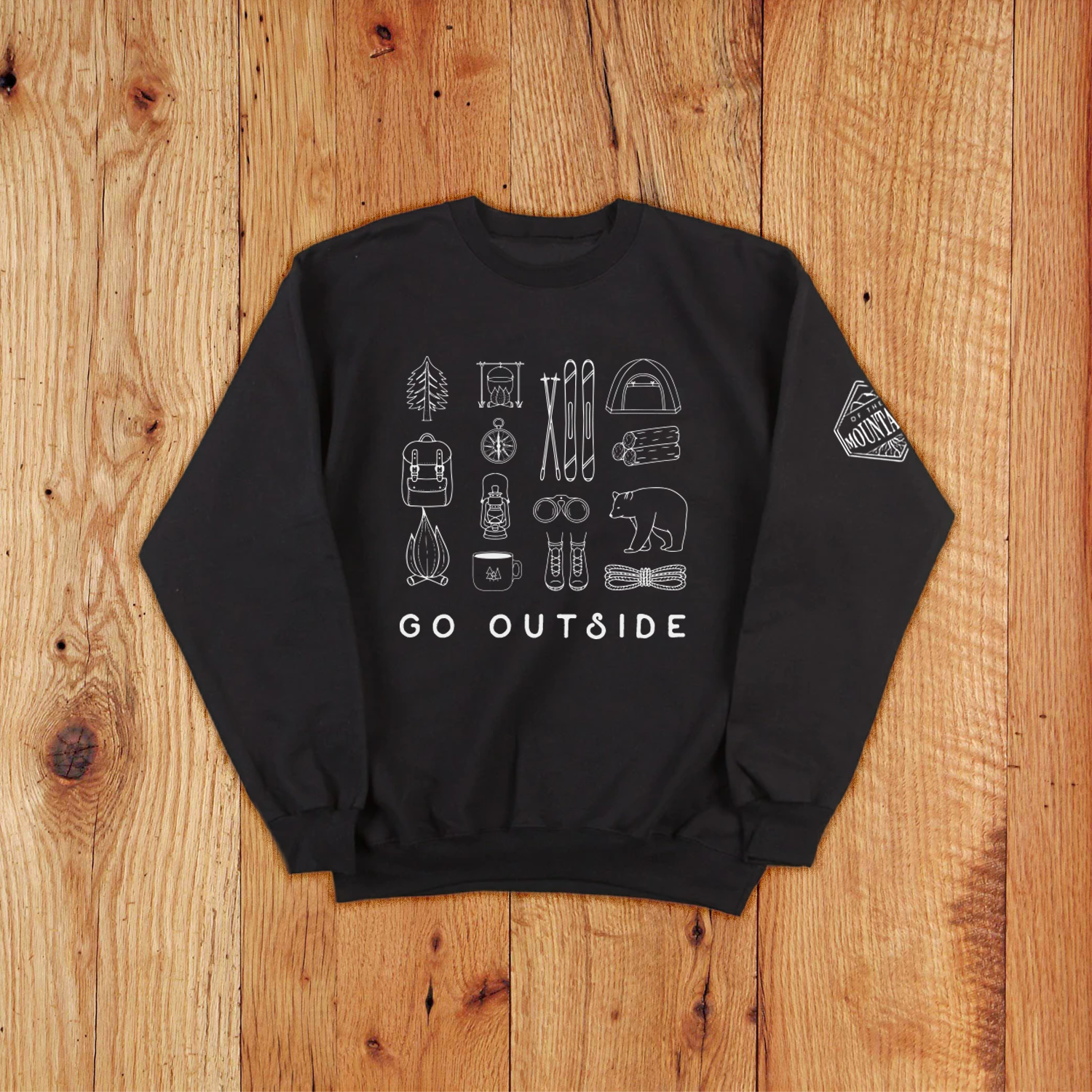 Go Outside Toddler Crewneck Sweatshirt