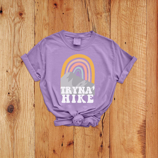 Of These Mountains Tryna' Hike Toddler Graphic Tee