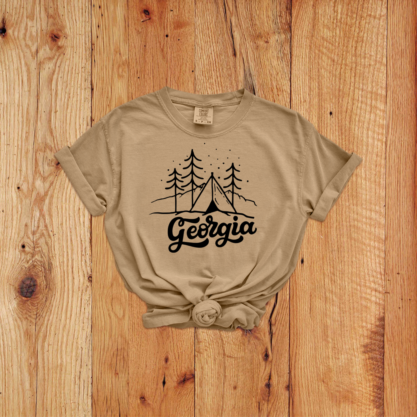 Of These Mountains Camp Georgia Kids Graphic Tee