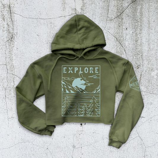 OTM | Explore | Cropped Hoodie - Of These Mountains 
