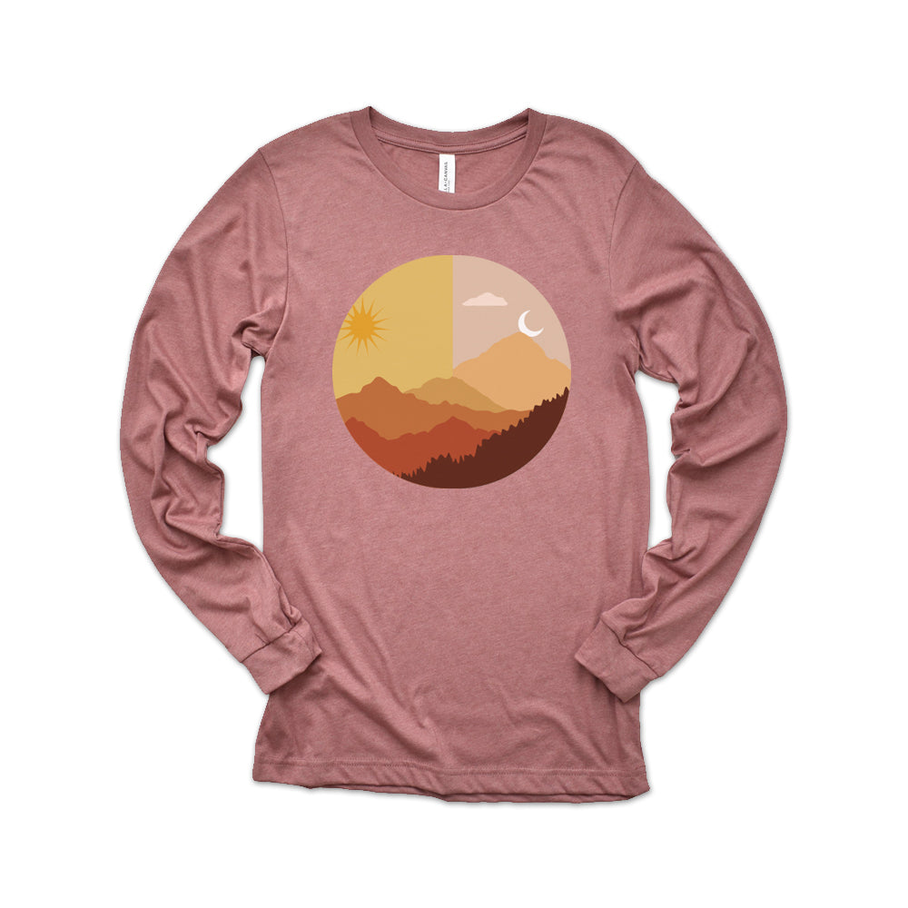 Of These Mountains New Day Long Sleeve Graphic Tee