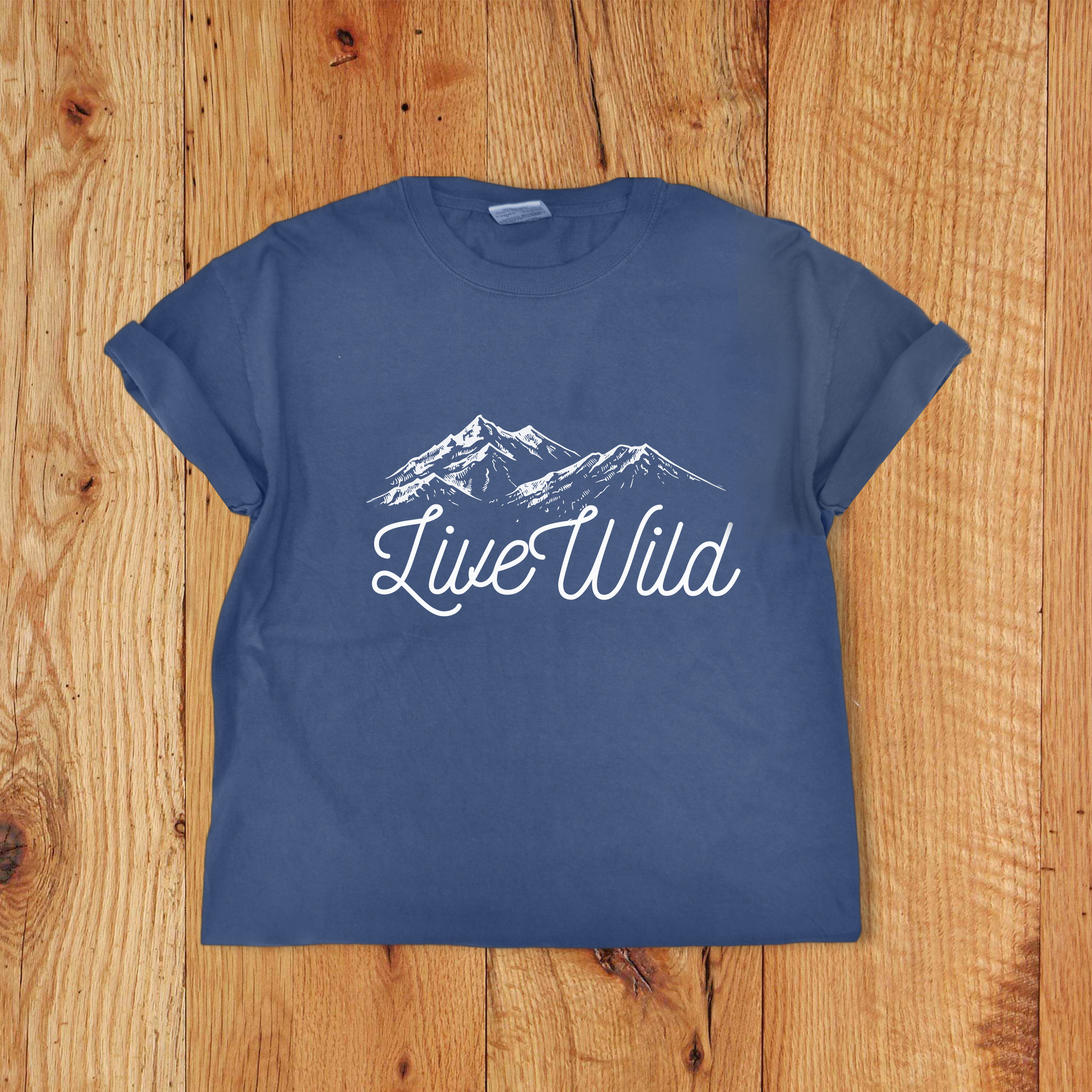Of These Mountains Live Wild Tee