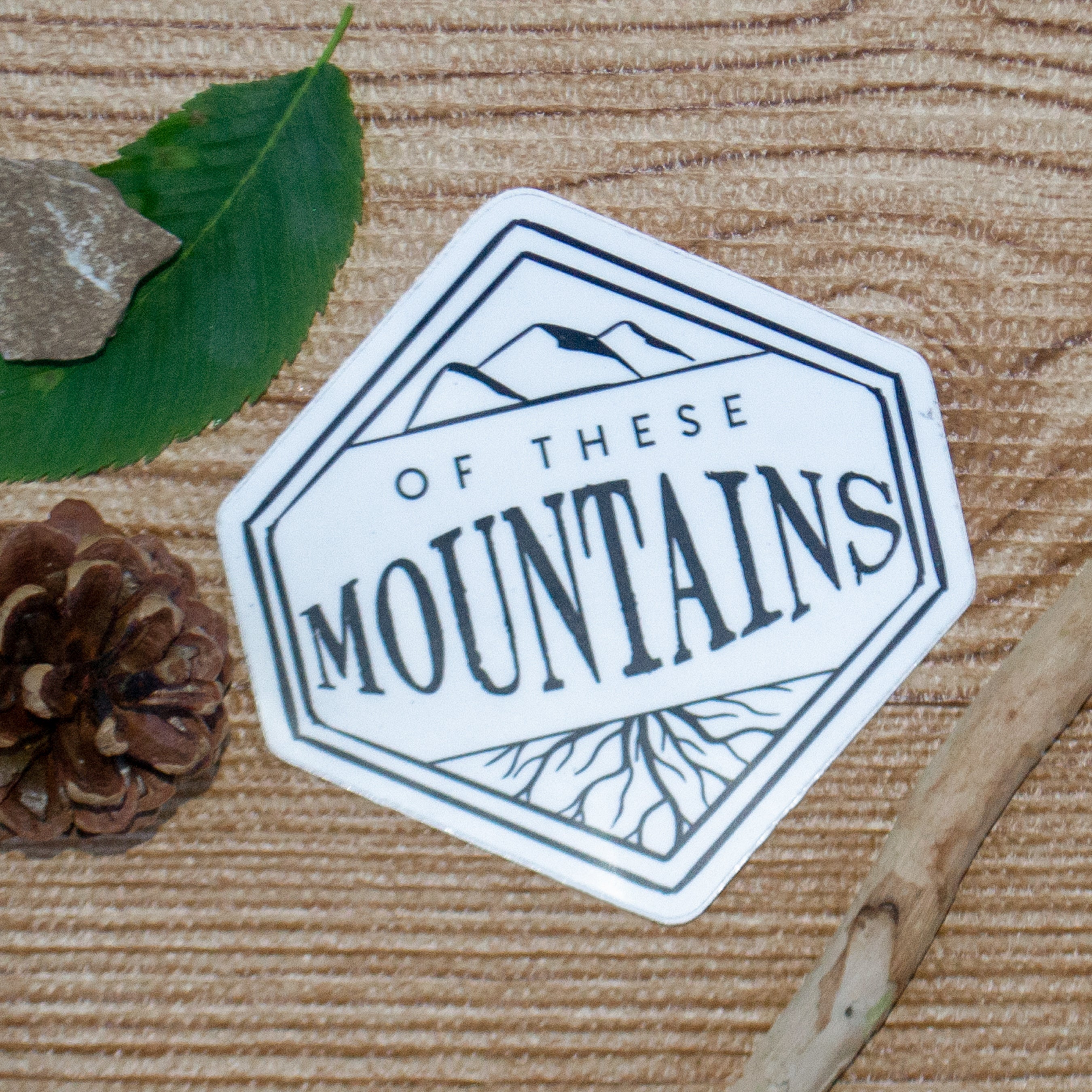 Of These Mountains Classic Sticker