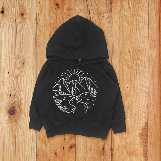 Of These Mountains Mountain Trails Toddler Hoodie
