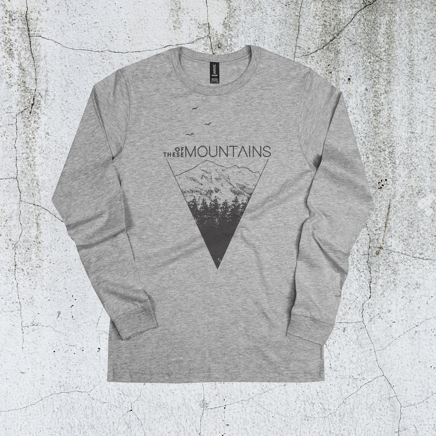 Of These Mountains Geometric Long Sleeve Tee