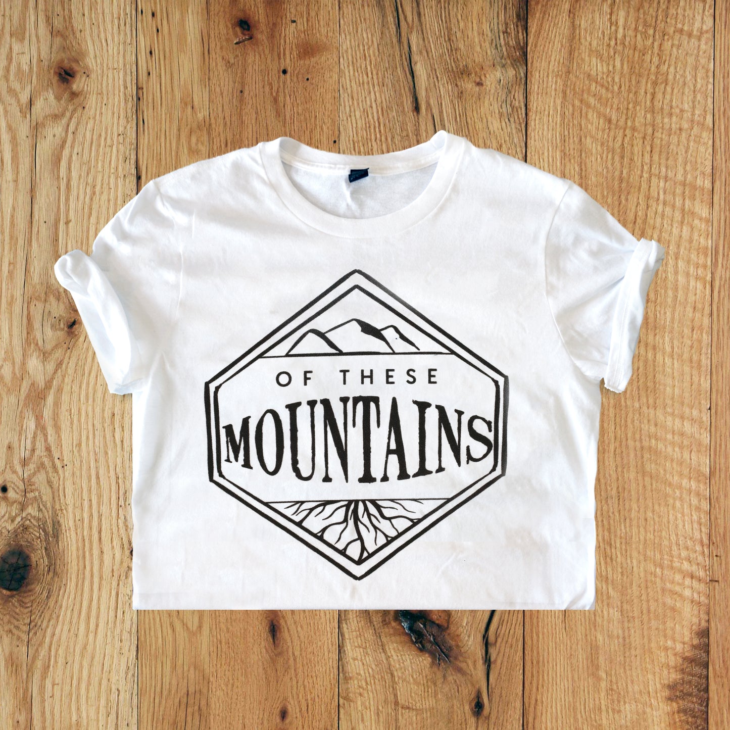 Of These Mountains Classic Tee (White)